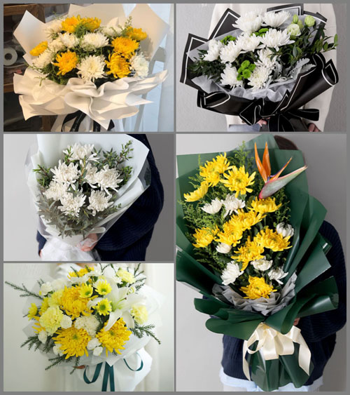 湖北黄冈市黄梅县刘佐乡梅中湾村白事花束代送